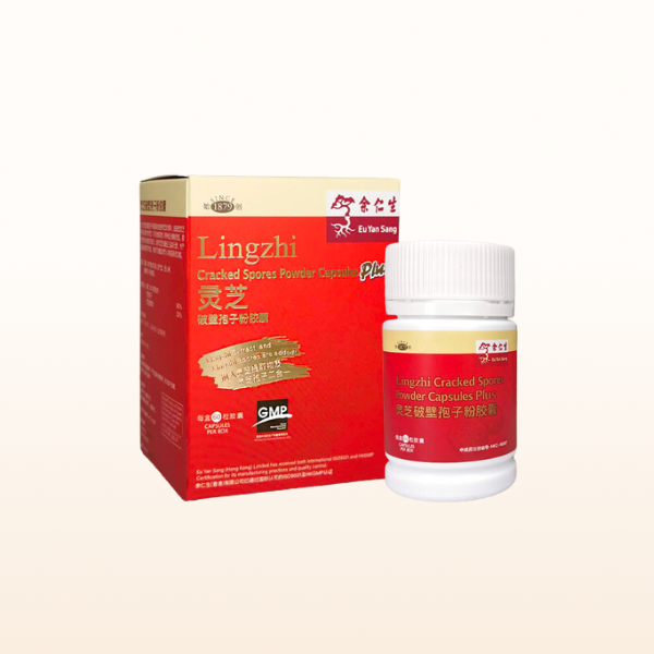 Lingzhi Cracked Spores Powder Capsules Plus